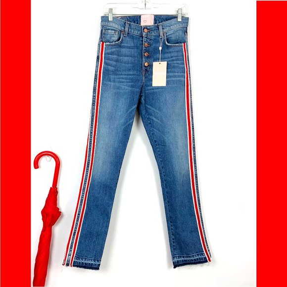 REVICE Denim - New REVICE Denim High Waist Skinni Tuxedo Jeans 29